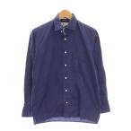 ショッピングINDIVIDUALIZED インディビジュアライズドシャツ INDIVIDUALIZED SHIRTS ATHLETIC FIT シャツ コットン 長袖 S 紺 /YM メンズ