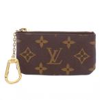 ショッピングLOUIS ルイヴィトン LOUIS VUITTON カードキーケース ポシェット・クレ コインケース 小銭入れ モノグラム キャンバス Dリング 茶 M62650