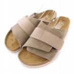 ビルケンシュトック BIRKENSTOCK Kyoto キョウト ヌバック フラットサンダル スエード 26.5cm グレー /BB レディース