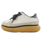 オニツカタイガー Onitsuka Tiger デレシティ DELECITY スニーカー シューズ 23.5cm 白 ホワイト 緑 グリーン F580723 /AN5 レディース