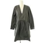 ザラ ZARA ワンピース ミニ USAS グレー /DO レディース