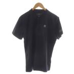ハイドロゲン HYDROGEN ポロシャツ カットソー 半袖 ワンポイント M 黒 /RR メンズ