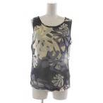  Yohji Yamamoto черный YOHJI YAMAMOTO NOIR cut and sewn майка безрукавка сетка общий рисунок 3 чёрный многоцветный NE-T75-038