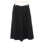 コムデギャルソンブラック COMME des GARCONS BLACK ワイドパンツ イージー ウエストゴム 無地 S 黒 ブラック /BB レディース