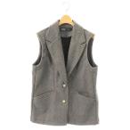 ショッピングzara ザラ ZARA ベスト ノースリーブジャケット ウール XS-S グレー /DF レディース