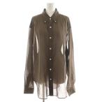 シンゾーン Shinzone SHEER DADDY SHIRT シャツ ブラウス 長袖 シアー シースルー F0 茶 ブラウン 25MMSBL09 /AN31 レディース