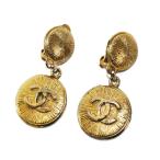 シャネル CHANEL イヤリング ココマーク クリップ式 ゴールドカラー /KH ■OH レディース