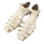 ヒミコ 卑弥呼 HIMIKO グルカサンダル ストラップ レザー 23cm アイボリー /TK レディース