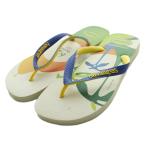 ショッピングhavaianas ハワイアナス havaianas ビーチサンダル リオ2016年限定品 US9 マルチカラー 白 ホワイト 青 ブルー /SS ■OS レディース