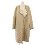 6 ROKU BEAUTY&amp;YOUTH B&amp;Yrok красота and Youth QUILTED COAT LAP пальто длинный с хлопком 38 бежевый женский 