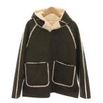  не использовался товар vo-VOO Neo мутон f-tiNEO MOUTON HOODY жакет тянуть over K черный V00-1115 /YM мужской женский 