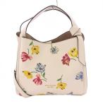 ケイトスペード KATE SPADE ノットチューリップトスエンベリッシュミディアムクロスボディトート 2WAY レザー 花柄 ロゴ アイボリー