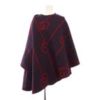  Gucci GUCCI GG шерсть накидка пончо Inter locking G 36 фиолетовый 569213 /KH женский 