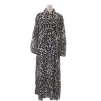 ショッピングzara ザラ ZARA ワンピース 紺 ロング 総柄 /RE レディース