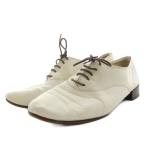  Repetto Repettojijizizi кожа обувь мокасины гонки выше 38 белый белый /AN6 женский 