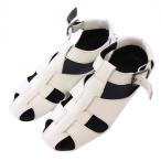 未使用品 ペリーコ PELLICO SUNNY グルカサンダル ストラップ レザー フラット 35 白 ホワイト PG23-2003 /BB レディース