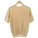  Esse n автомобиль ruzessential+s Sanyo SANYO вязаный cut and sewn короткий рукав лен linen.46 бежевый P5N51-721-40 /HN мужской 