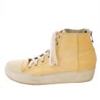 インカーネーション インカネーション カーフレザーハイカットスニーカー シューズ 厚底 28cm 黄色 イエロー 31810B-7585-WZ