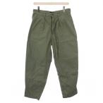  Beams плюс BEAMS+ задний атлас Baker брюки конический слаксы Zip fly one цвет одноцветный S хаки 11-24-0919-578