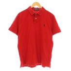  Polo Ralph Lauren CUSTOM SLIM FIT рубашка-поло cut and sewn олень. . короткий рукав Logo вышивка L красный красный 02123456969