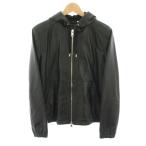 コーチ COACH フーディッドレザー Hooded Leather レザージャケット フード ジップアップ ラムレザー XS 黒 888-262-6224 メンズ
