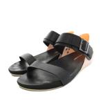 ショッピングNUDE ユナイテッドヌード UNITED NUDE アポロ・ロー Apollo Lo サンダル レザー ラバー 40 黒 ブラック ピンク 46280005 /YT レディース