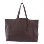 ボッテガヴェネタ BOTTEGA VENETA イントレッチオ バタフライ トートバッグ ハンドバッグ レザー 茶 B01934564W /KH ■OH レディース