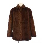  No-brand норка меховое пальто мех короткий 11 чай Brown /BB женский 