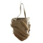 ル ヴェルニ Le Vernis ハンドバッグ ボア 茶 ブラウン /AQ ■OS レディース