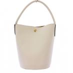 ショッピングロンシャン ロンシャン LONGCHAMP CUIR DE RUSSIE EPURE BUCKET BAG キュイールドゥルシーエピュレバケットバッグ ハンドバッグ ワンハンドル 白