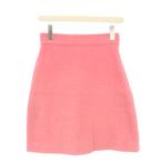 グッチ GUCCI ツイード 台形スカート ミニ 38 ピンク 481219 /KH レディース