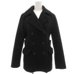  Lacoste LACOSTE бушлат бушлат melt n двойной средний длина 38 чёрный черный /NU женский 