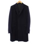グッチ GUCCI チェスターコート アウター ロング ウール 50R ネイビー 439365 /KH メンズ