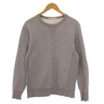 ロンハーマン Ron Herman スウェット トレーナー プルオーバー 長袖 クルーネック ダメージ加工 グレー /BM メンズ