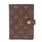  Louis Vuitton LOUIS VUITTON монограмма Agenda PM парусина канцелярские товары блокнот блокнот для заметок складывающийся пополам compact Logo общий рисунок чай R20005