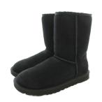 アグ オーストラリア W CLASSIC SHORT クラシックショート ムートンブーツ ショートブーツ スエード US5 22cm 黒 5825