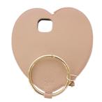 eju-ajew dress HEART case платье Heart кейс iPhone15 iPhone кейс смартфон кейс цепь розовый бежевый с биркой 