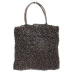 アンテプリマ ANTEPRIMA ワイヤーバッグ ハンドバッグ 編み込み ワンカラー 黒 ブラック /BB レディース