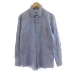 ショッピングバーバリー バーバリー BURBERRY シャツ 長袖 ストライプ柄 ネクタイ付き コットン 39 水色 ライトブルー 4549281 /AN55 メンズ