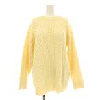 ショッピングロンハーマン ロンハーマン ヴィンテージ  R.H.vintage ケーブルクルーネックニット セーター 長袖 ウール XS アイボリー 3810800042