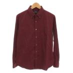  зеленый этикетка сирень расческа ng United Arrows green label relaxing кнопка down рубашка хлопок длинный рукав M бордо красный чай цвет 