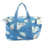 ショッピングキャスキッドソン 未使用品 キャスキッドソン フォルダウェイ オーバーナイトバッグ クラウド ボストンバッグ ショルダーバッグ 総柄 水色