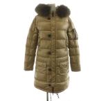 ショッピングデュベティカ デュベティカ DUVETICA CORCRINA ダウンコート ロング フード ファー ナイロン アウター 40 ベージュ D176000 /AN55 レディース