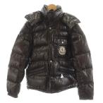 モンクレール MONCLER K2 ダウンジャケット フード ロゴ ワッペン アウター 2 茶 ブラウン 41303 60 68950 /AN6 メンズ