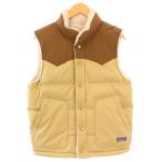 ショッピングパタゴニア パタゴニア REVERSIBLE BIVY DOWN VEST リバーシブルビビーダウンベスト ジャケット ボア スタンドカラー バイカラー ロゴ ベージュ 茶