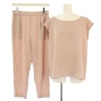 eni.s.senisis выставить верх и низ блуза рубашка тянуть over безрукавка конические брюки легкий 2 розовый 