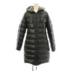 ショッピングデュベティカ デュベティカ DUVETICA ACE アチェ ダウンコート ロング フード ナイロン 38 黒 ブラック 1140 00-1035R /KU レディース