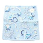  не использовался товар Feiler FEILER LOVERARY носовой платок полотенце для рук общий рисунок драгоценнный камень рисунок хлопок бледно-голубой голубой /AN34 женский 