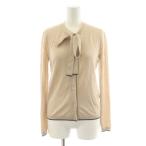 ショッピングマルニ マルニ MARNI カーディガン リボン ウール カシミヤ混 38 ベージュ /AN66 レディース