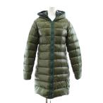 デュベティカ DUVETICA Ace ダウンジャケット ロング フード ジップアップ ナイロン 38 カーキ 114000-1035R /KU レディース